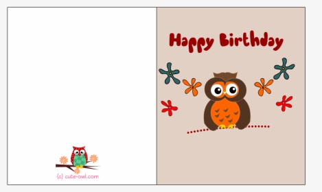 Cute Birthday Card Templates Free, HD Png Download, Free Download