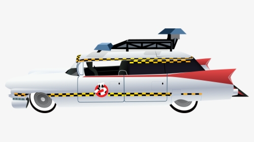 Ghostbusters Vector Ecto - Ghostbusters Car Side View, HD Png Download, Free Download