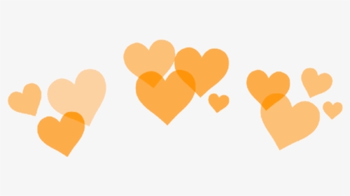 #orange #heart #hearts #crown #heartcrown #orange #aesthetic - Green Heart Crown Transparent, HD Png Download, Free Download