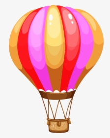 Balon Clip Art, Cake, Illustrations - Transparent Background Hot Air Balloon Clipart Png, Png Download, Free Download