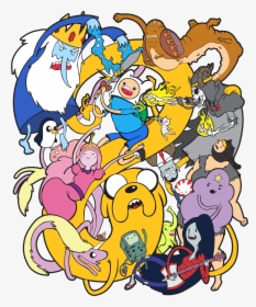 Transparent Taz Png - Adventure Time Characters Poster, Png Download, Free Download
