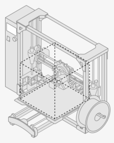 Lulzbot Taz 6 Print Volume - Architecture, HD Png Download, Free Download