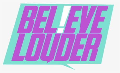 Believelouder Wht Exclamation - Lilac, HD Png Download, Free Download