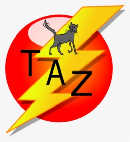 Taz Decal Clip Art - Electricity Clipart Png, Transparent Png, Free Download