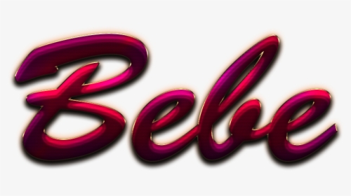 Bebe Name Logo Png - Calligraphy, Transparent Png, Free Download
