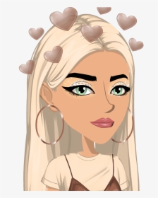 Twisted Twistedd Twitter Png Msp Girl Face - Moviestarplanet Girl, Transparent Png, Free Download