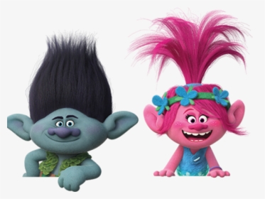 Transparent Trolls Clipart - Princess Poppy And Branch, HD Png Download, Free Download
