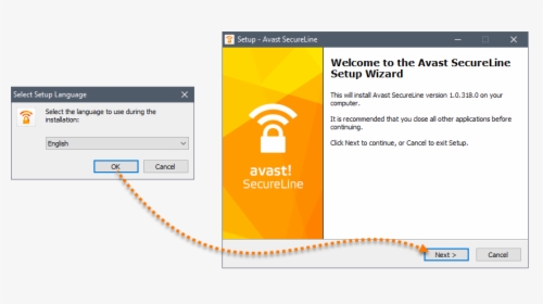 Avast Secureline Vpn For Windows And Mac - Internet Explorer, HD Png Download, Free Download