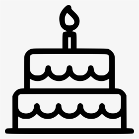 Wedding Cake - Icon Happy Birthday Png, Transparent Png, Free Download