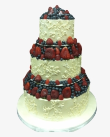 Fruit Wedding Cake - Cake Decorating, HD Png Download, Free Download