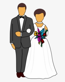People Getting Married Clipart, HD Png Download, Free Download