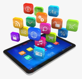 Ipad And Icons No Background - Mobile Software, HD Png Download, Free Download