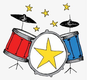 Drummer Vector Set - Cartoon Drums Png Clipart, Transparent Png, Free Download