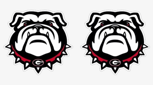 Georgia Bulldog Bulldogs Logo Decal Pack Alumni Hall, HD Png Download, Free Download