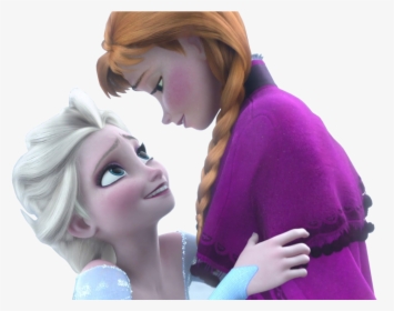 Elsa And Anna - Disney Princesses Short Hair, HD Png Download, Free Download