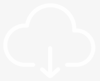 Cloud Groß-01 - Johns Hopkins Logo White, HD Png Download, Free Download