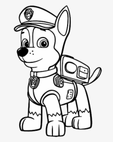Transparent Paw Patrol Png Images - Colouring Pages Paw Patrol, Png Download, Free Download