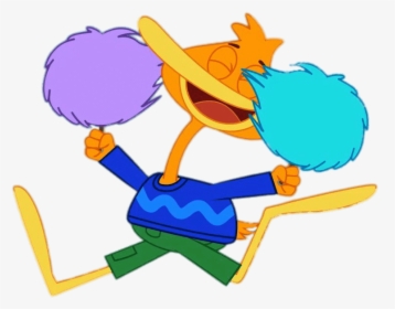King Duckling Cheerleading - Cartoon, HD Png Download, Free Download