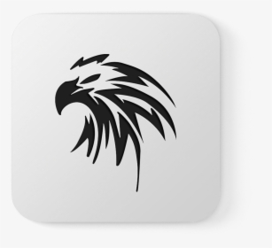 Transparent Feather Tattoo Png - Simple Eagle Face Tattoo, Png Download, Free Download