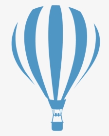Hot Air Balloon Blue, HD Png Download, Free Download