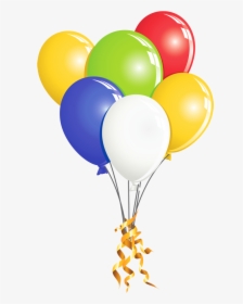 Clipart Of Multi, Seven And Balloon - Balloon, HD Png Download, Free Download