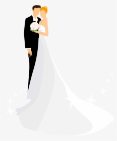 Groom Clipart Bengali - Bride And Groom Vector, HD Png Download, Free Download