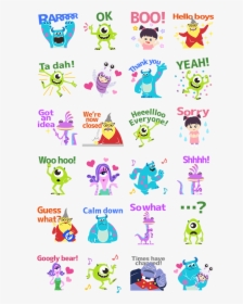 Stickerline5957-animated Monsters, Inc - Stickers De Monster Inc, HD Png Download, Free Download