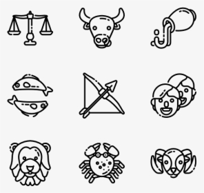 Zodiac Signs - Jewelry Icons, HD Png Download, Free Download