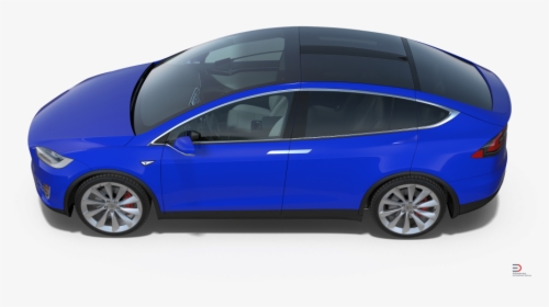 2 Tesla Model X Royalty-free 3d Model - Hot Hatch, HD Png Download, Free Download