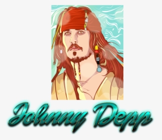 Johnny Depp Free Desktop Background - Illustration, HD Png Download, Free Download