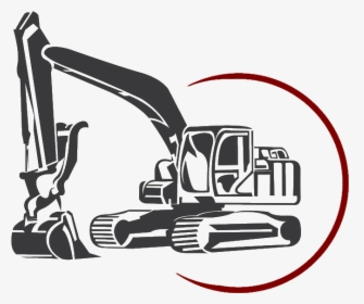 Excavator Architectural Engineering Backhoe Machine - Excavator Clipart Black And White, HD Png Download, Free Download