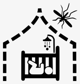 Baby Crib - Mosquito Net Icon Png, Transparent Png, Free Download