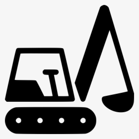 Transparent Excavator Clipart - Excavator Icon Png, Png Download, Free Download