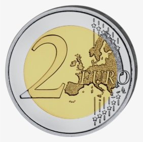- Colored 2 Euro Coin - 2 Euro Coin Png, Transparent Png, Free Download
