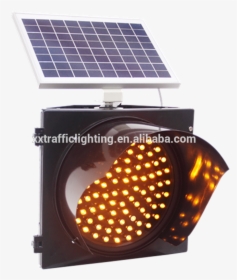 Solar Powered Led Traffic Light/battery Powered Led - Solar Powered Led Strobe Light, HD Png Download, Free Download