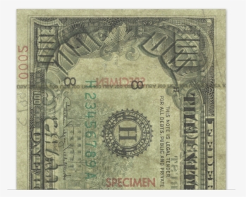 Hundred Dollar Bill Png - Us Dollar Bills Transparent Security Thread, Png Download, Free Download