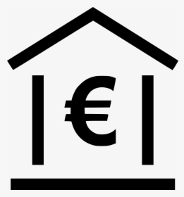 Bank Icon Euro Png, Transparent Png, Free Download