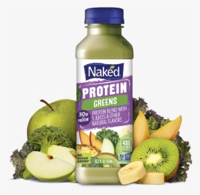 Naked Food Grocery Juice Smoothie Green Machine - Naked Juice Nutrition Protein Greens, HD Png Download, Free Download
