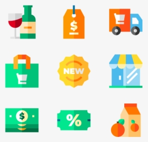 Grocery - Pack Icon Store, HD Png Download, Free Download