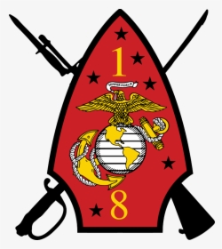 1st Battalion, 8th Marines Is An Infantry Battalion - 1st Bn 8th Marines Logo, HD Png Download, Free Download