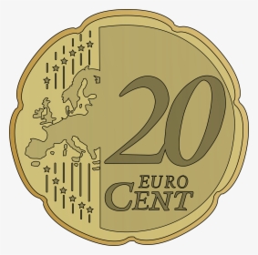 20 Euro Cent Clip Arts - 50 Cent Euro Png, Transparent Png, Free Download