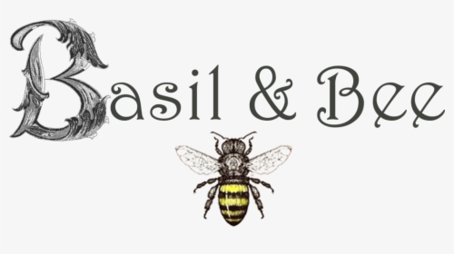 Basil %26 Bee Logo - Honeybee, HD Png Download, Free Download