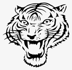 Tiger Lion Tattoo Clip Art Whiskers - Logo Harimau Png, Transparent Png, Free Download