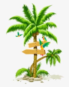 Palmtree Png Free Download - Tropical Palm Trees Png, Transparent Png, Free Download