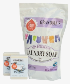 Grandma"s Lye Soap & Non-detergent Laundry Soap Combo - Fruit, HD Png Download, Free Download