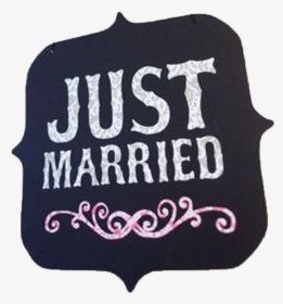 Just Married - Label, HD Png Download, Free Download