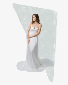Satin Wedding Dress - Gown, HD Png Download, Free Download