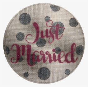 Just Married Round - Circle, HD Png Download, Free Download