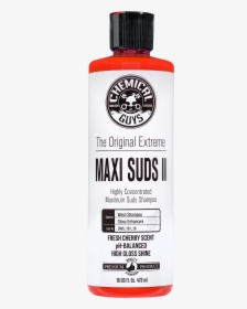 Maxi Suds 2 High Foam Maintenance Shampoo &amp - Chemical Guys Maxi-suds Ii Super Suds Car Wash Shampoo, HD Png Download, Free Download