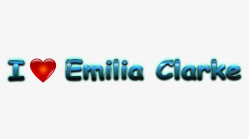 Emilia Clarke Heart Name Transparent Png - Heart, Png Download, Free Download